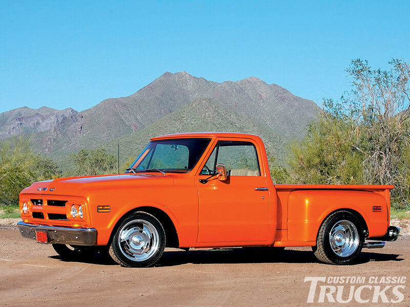 Orange Pickup Truck — Serene
