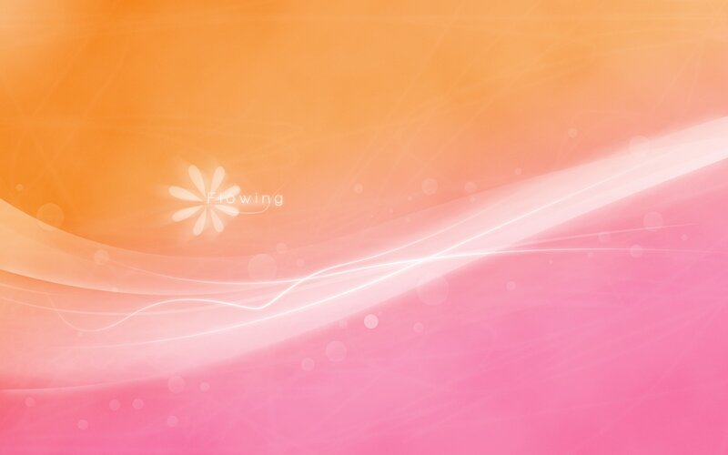 orange pink flowing background