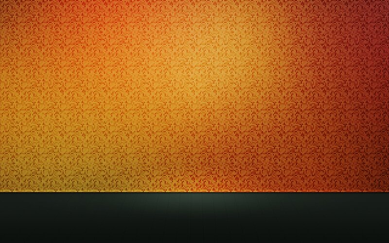 orange pixel mosaic background