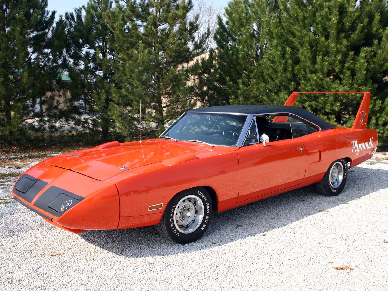 Orange Plymouth Superbird