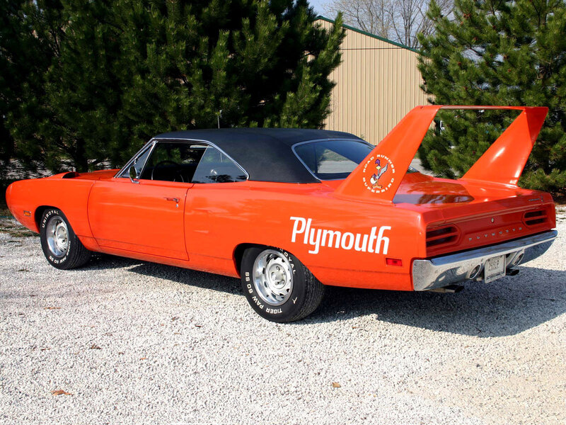 Orange Plymouth Superbird — Static
