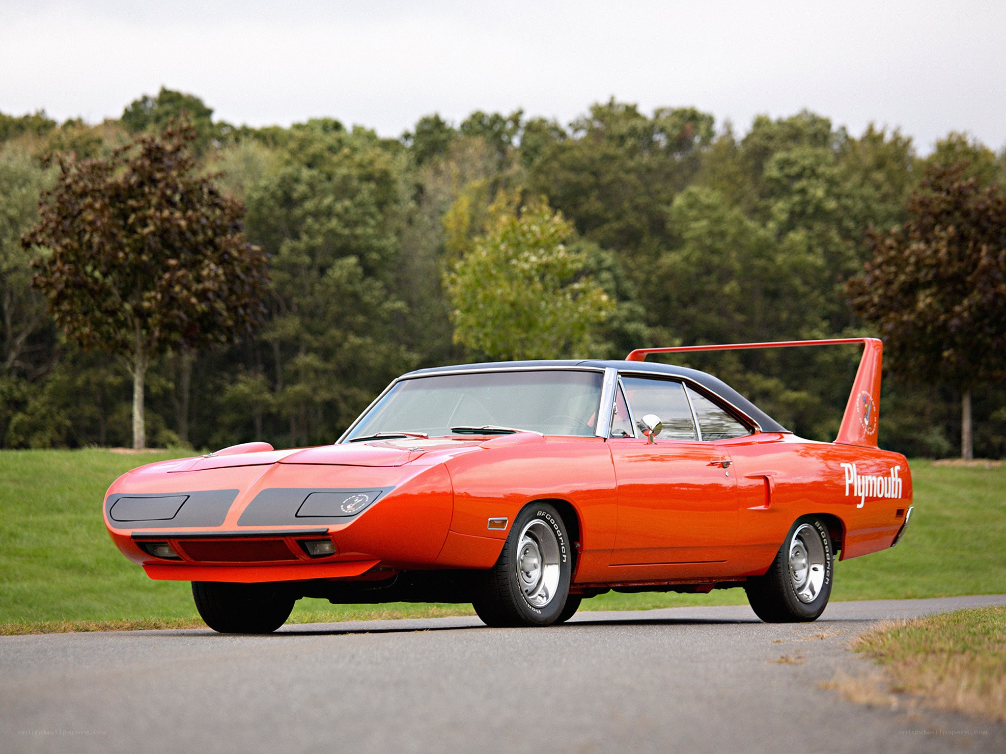 Orange Plymouth Superbird