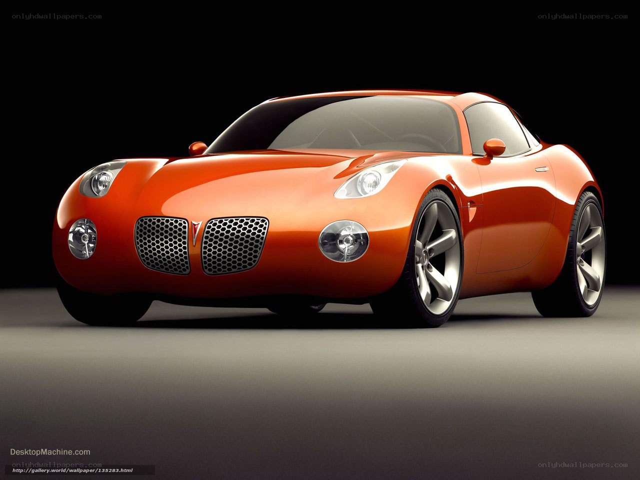 Orange Pontiac Concept Car