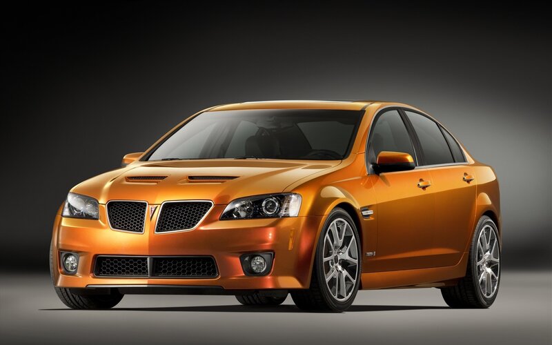 Orange Pontiac G8 GT