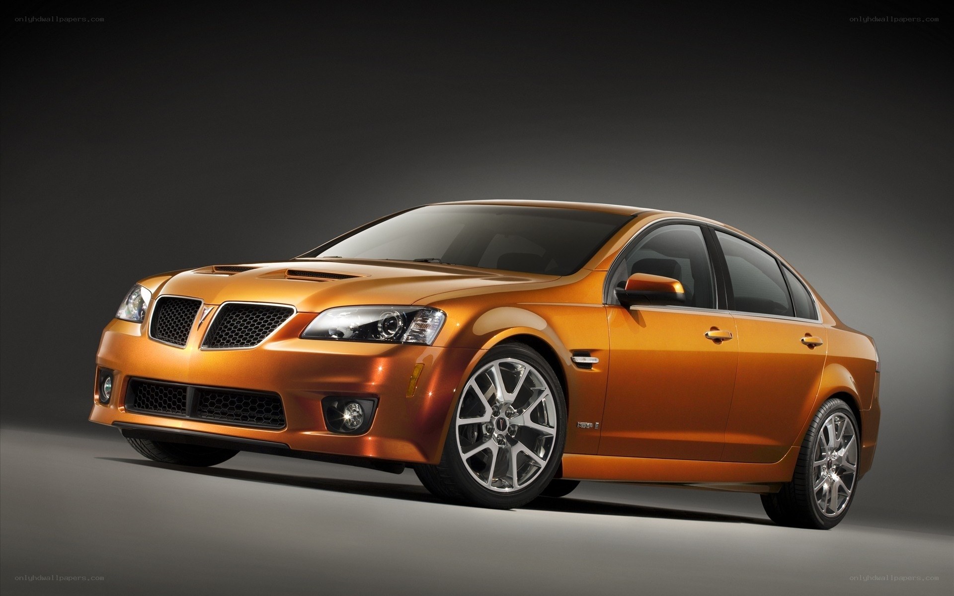 Orange Pontiac G8 GT