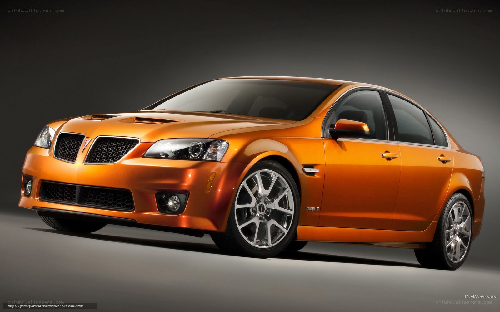 orange pontiac g8 gxp