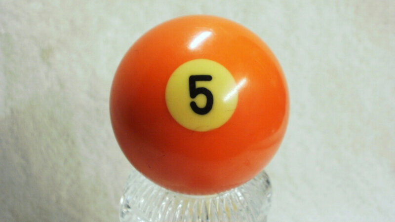 Orange Pool Ball