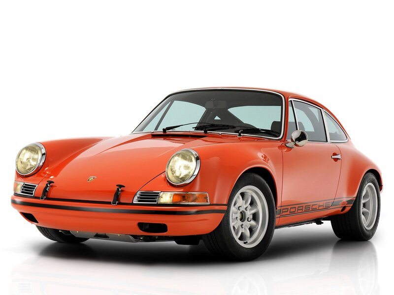 Orange Porsche 911 classic car