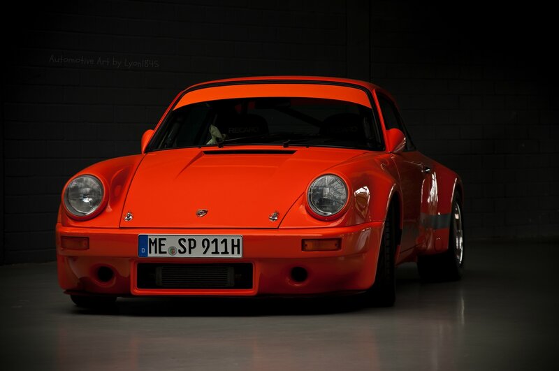 Orange Porsche 911