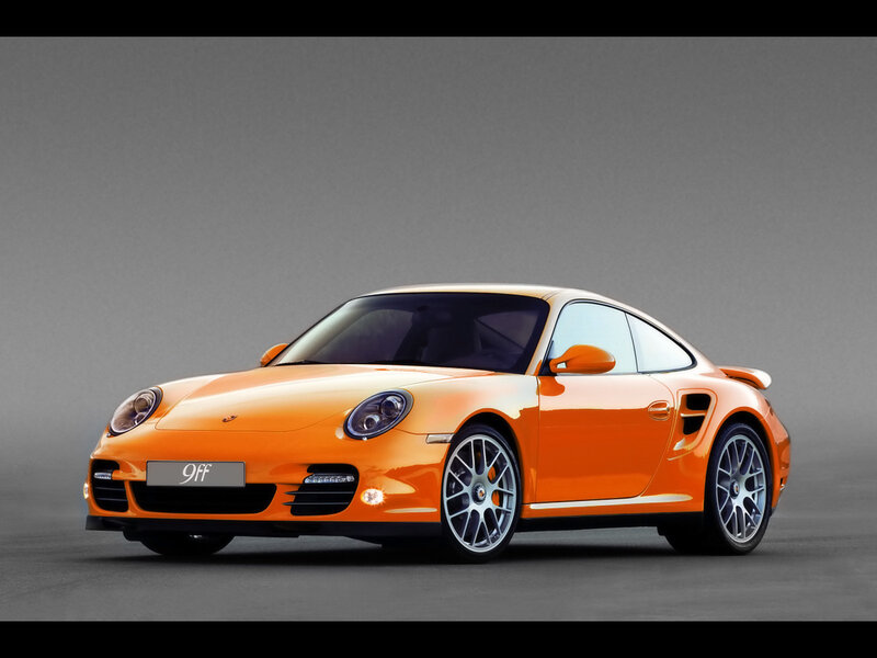 Orange Porsche 911 Turbo