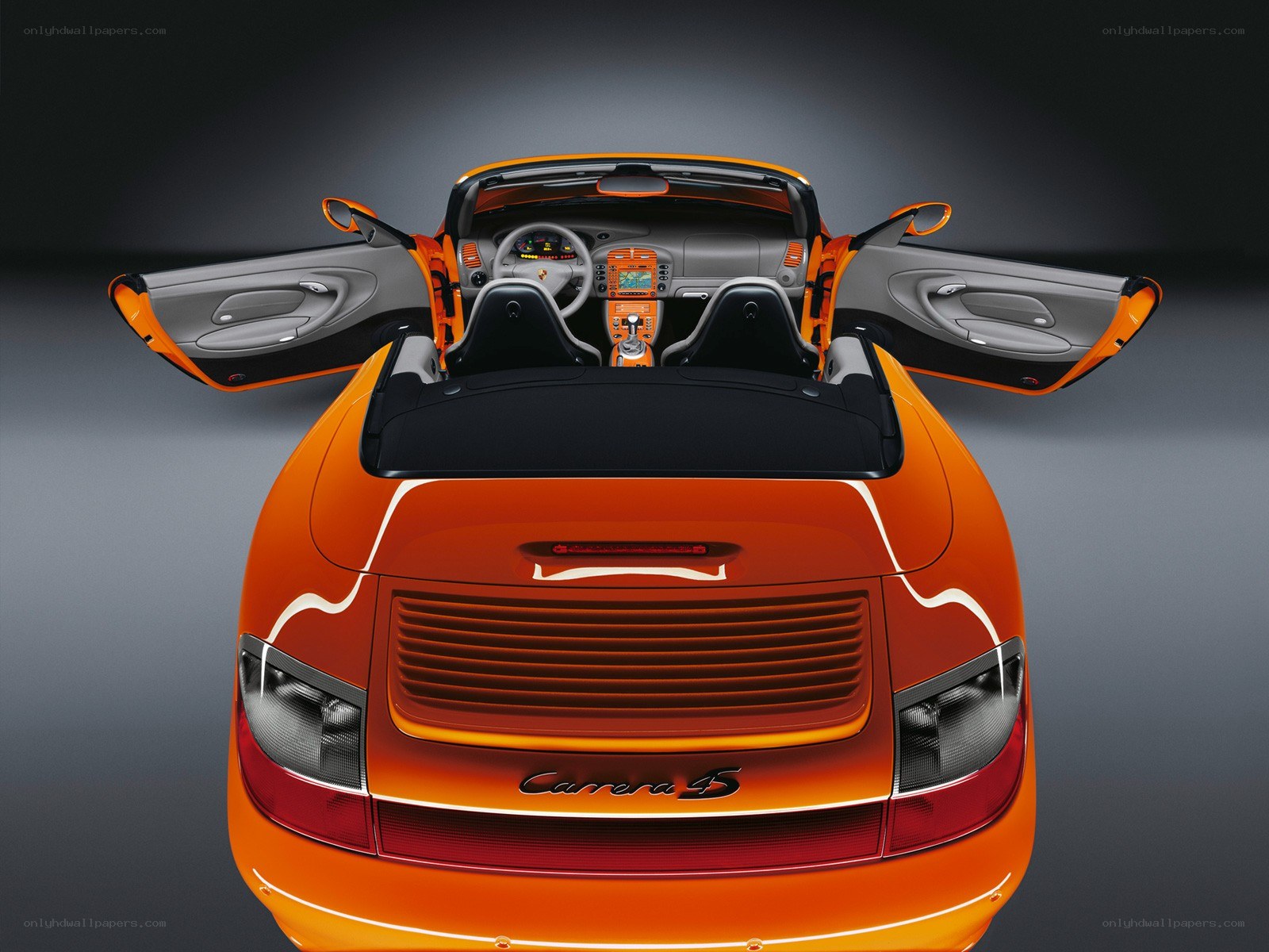 Orange Porsche Carrera S