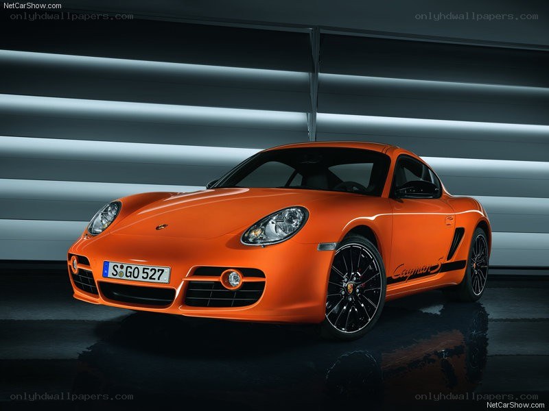 Orange Porsche Cayman S