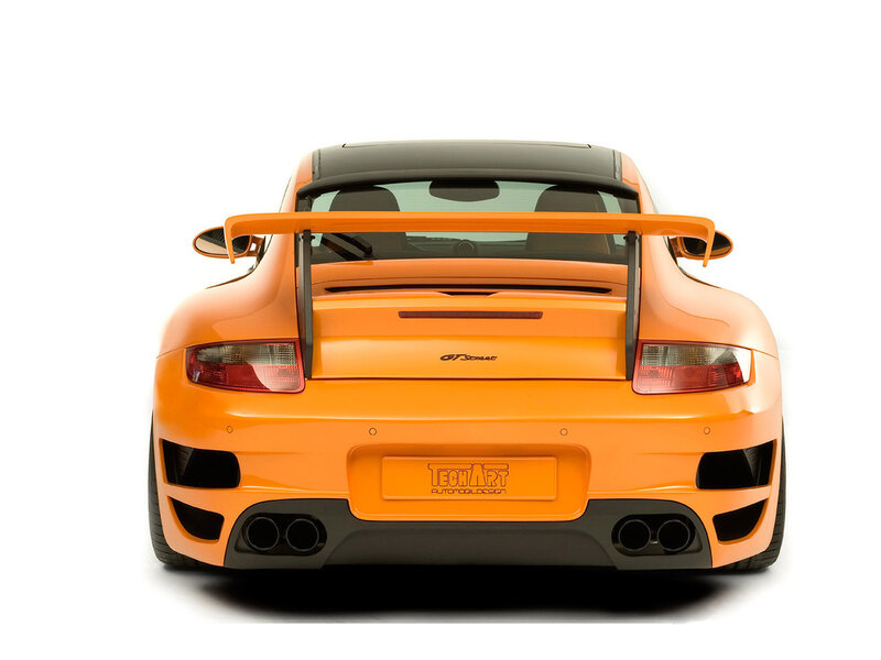 orange porsche gt street