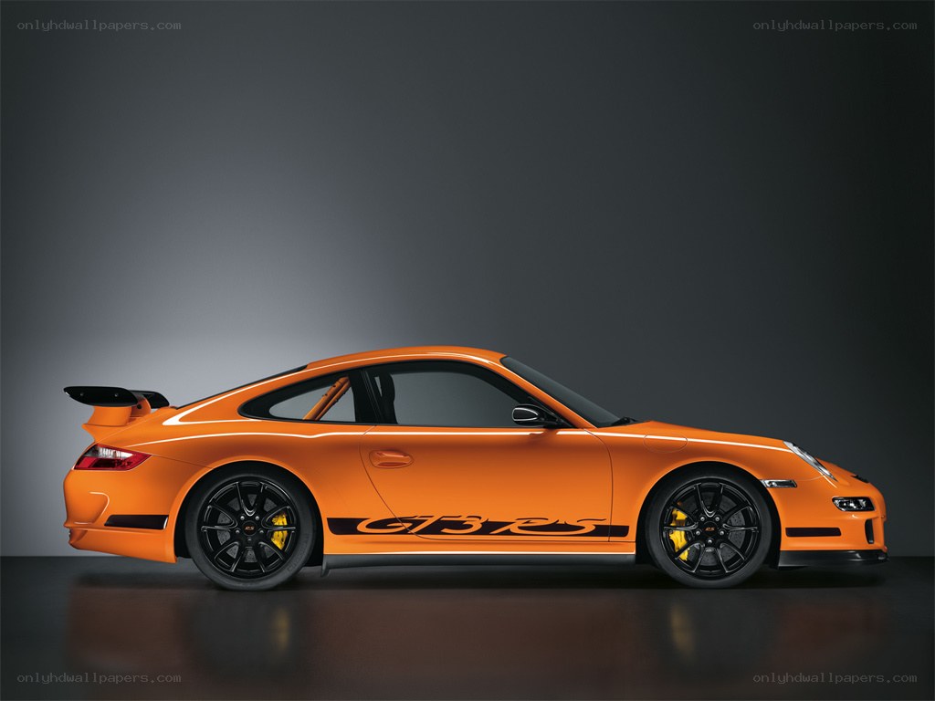 orange porsche gt3 rs