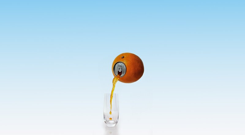 orange pouring juice