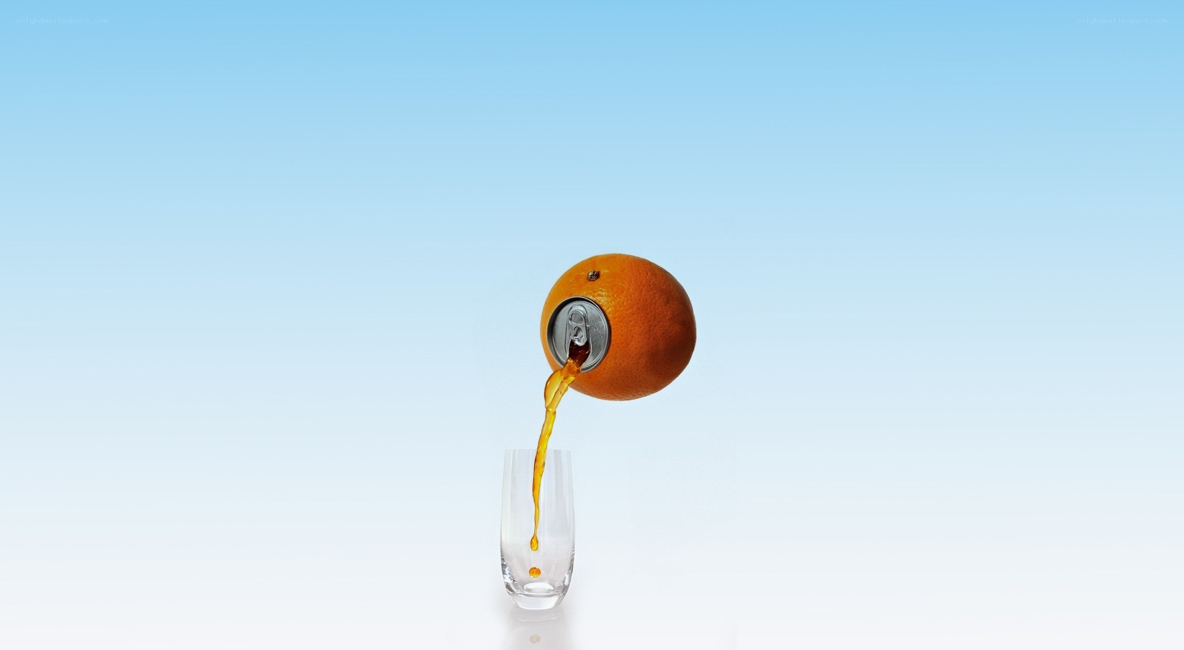 orange pouring juice