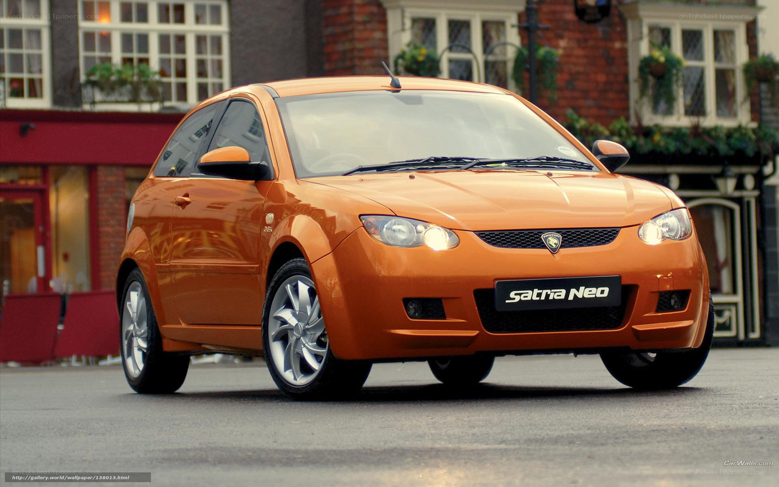 Orange Proton Satria Neo