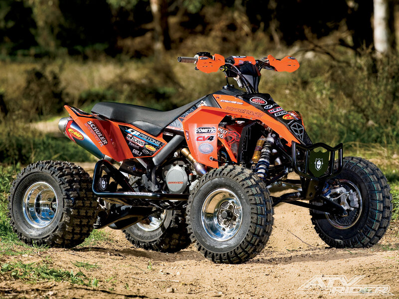 Orange Quad Bike — Outdoor