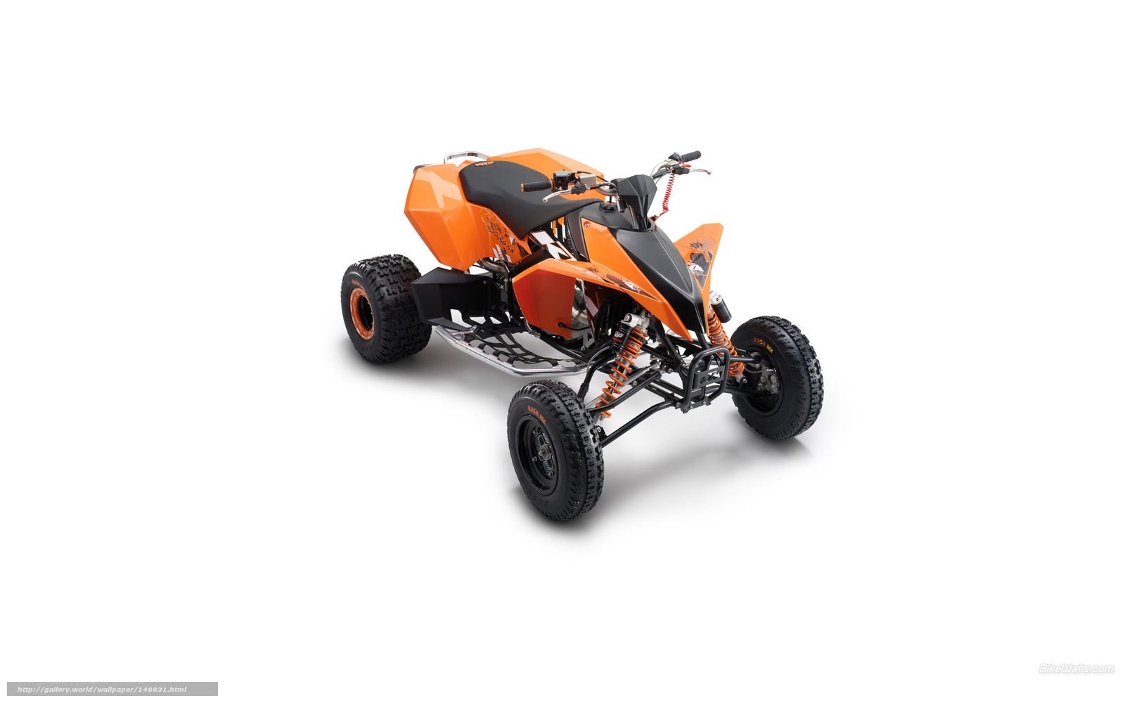 orange quad bike