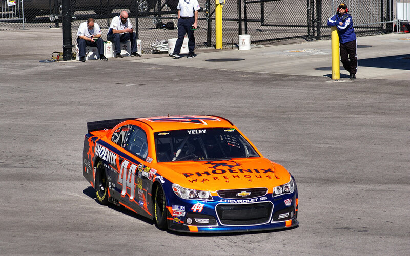 Orange Race Car — Active, Afternoon