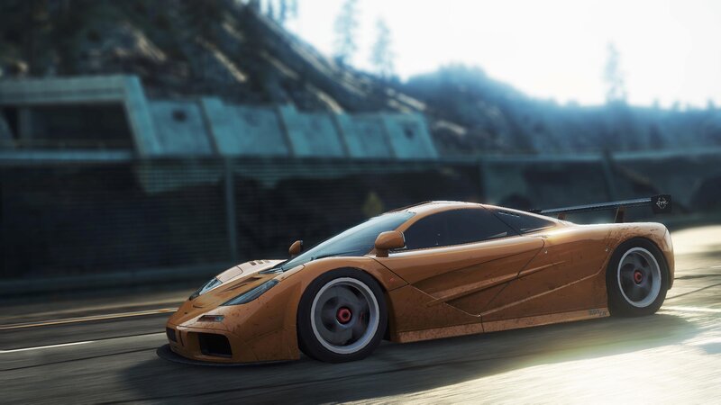Orange Race Car — Brown