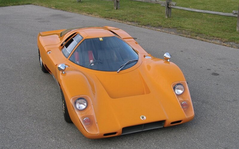 Orange Race Car — Calm, Afternoon, Photograph
