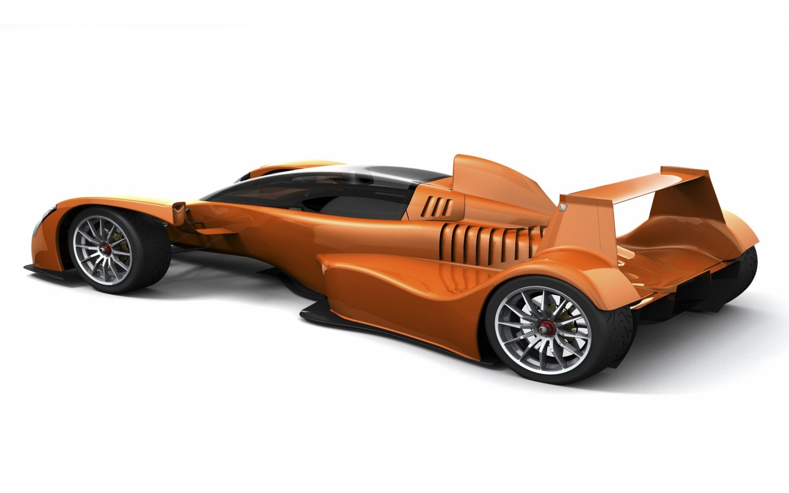 orange race car concept