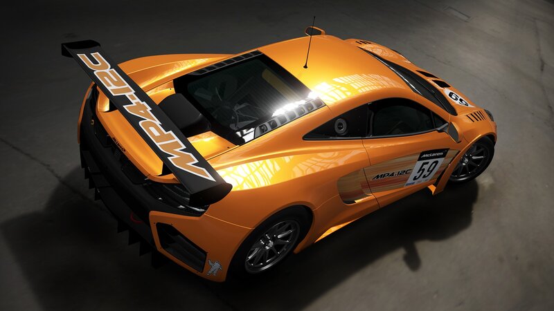 Orange Race Car — Dramatic, 3d Render, Race Car, Rear Wing