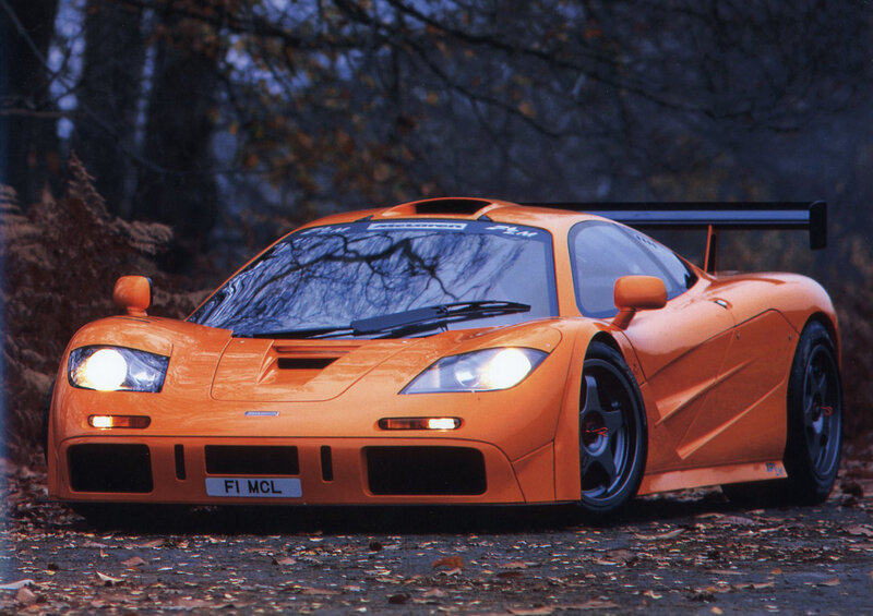 Orange Race Car — Dramatic, Autumn