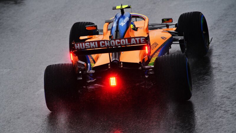 Orange Race Car — Dramatic, Photograph, Driver