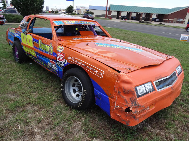 Orange Race Car — Dusty