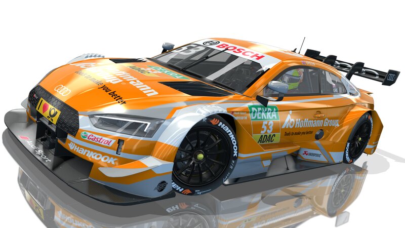 Orange Race Car — Dynamic, 3d Render, Racing Car