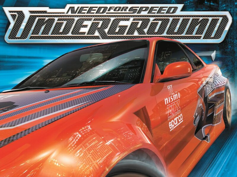Orange Race Car — Dynamic, Night