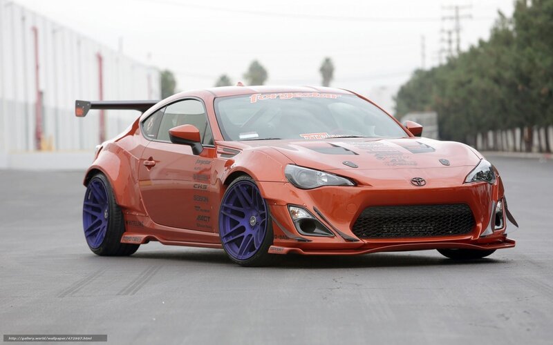 Orange Race Car — Dynamic, Photograph, Tires