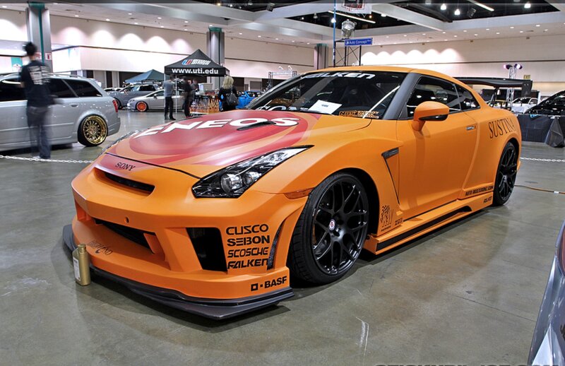 Orange Race Car — Neutral, Photograph