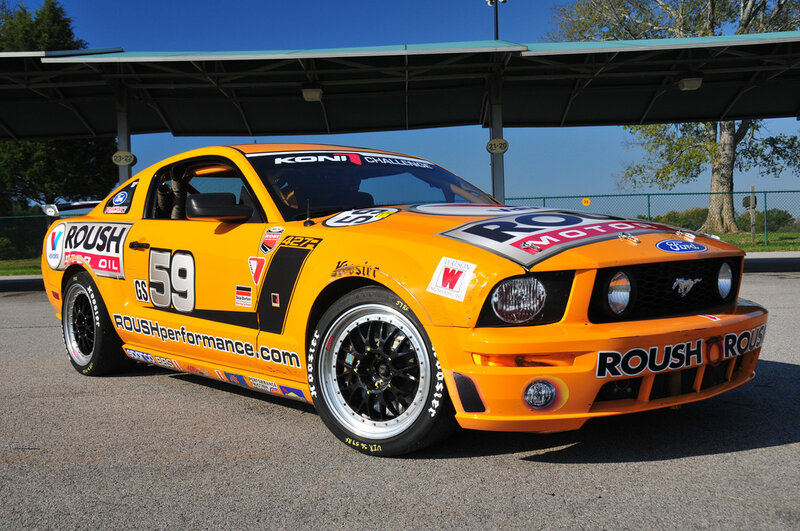 Orange Race Car — Outdoor, Afternoon, Photograph