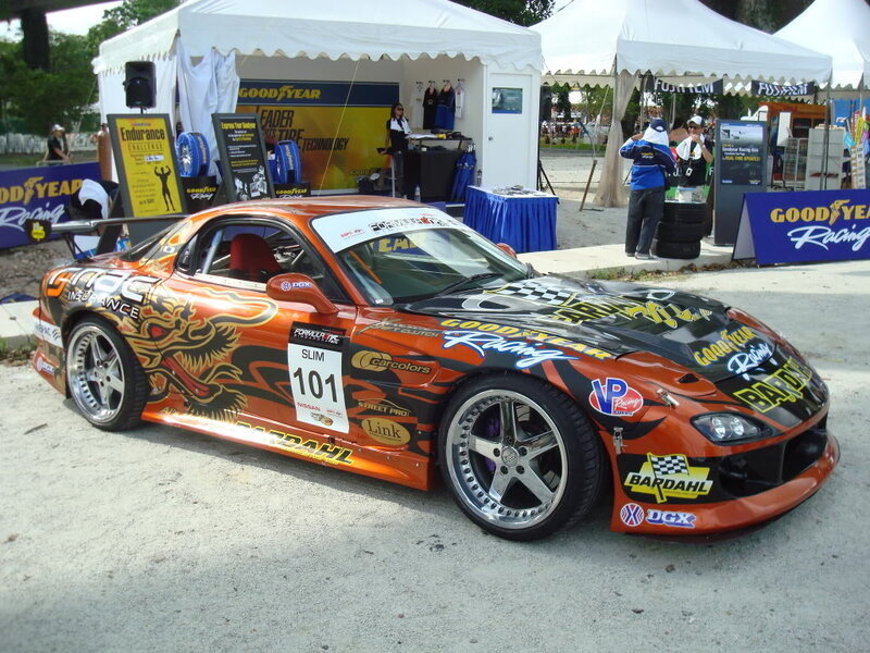 Orange Race Car — Outdoor