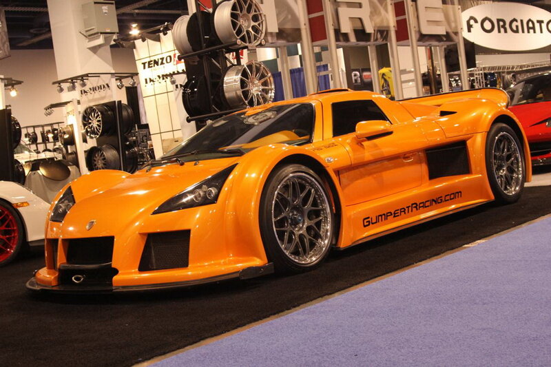 Orange Race Car — Showroom