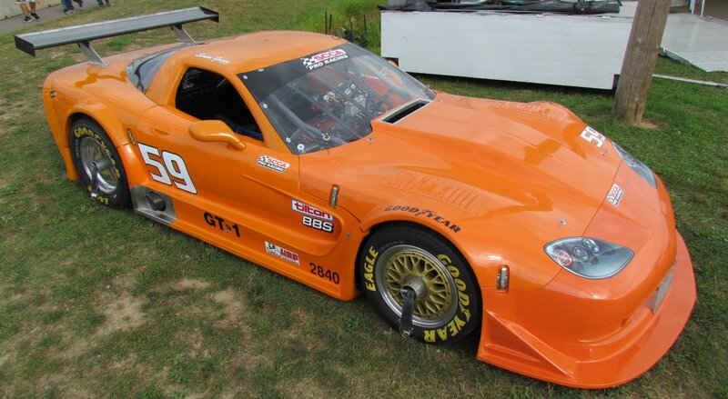 Orange Race Car — Static, Afternoon, Photograph