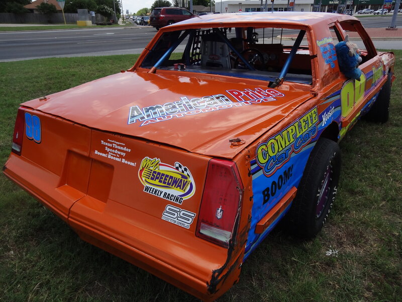 Orange Race Car — Static, Afternoon