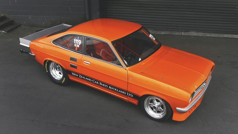 Orange Race Car — Static, Photograph