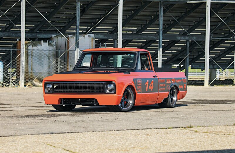 Orange Race Truck