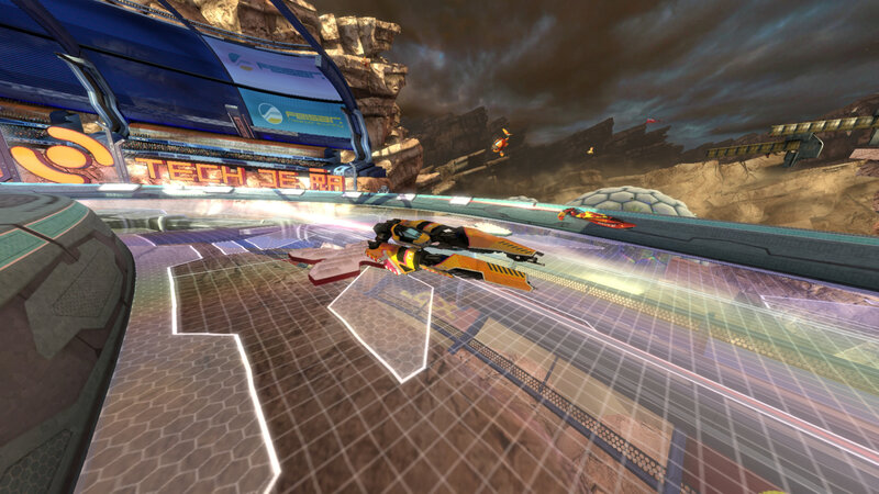 Orange Racing Ship