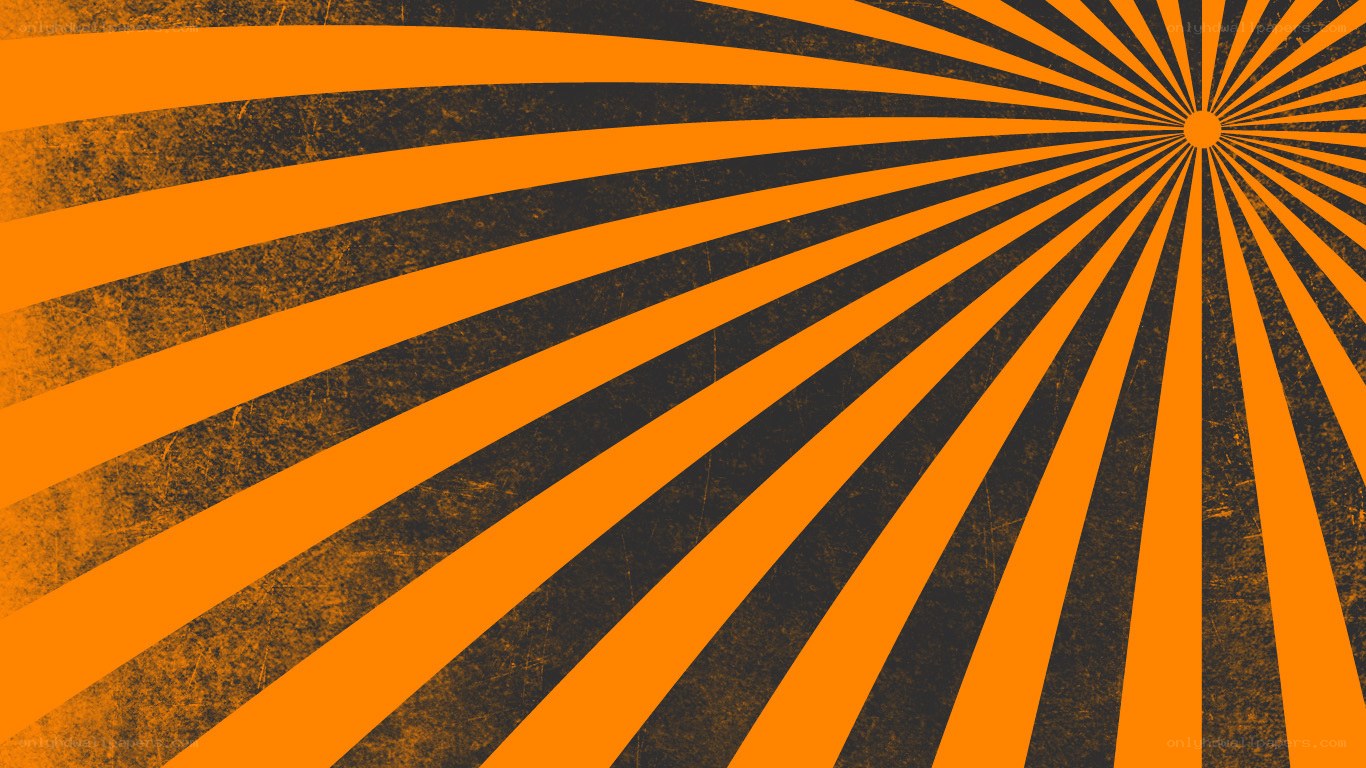orange radial burst pattern