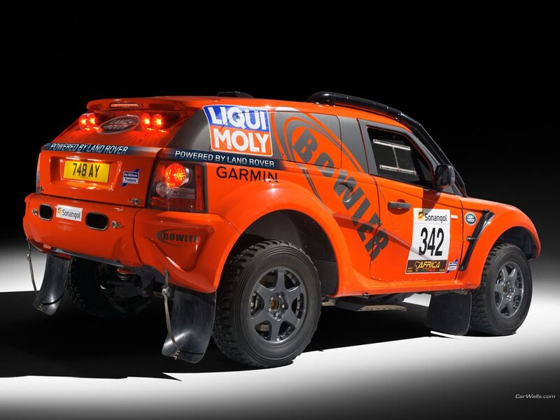 orange rally car