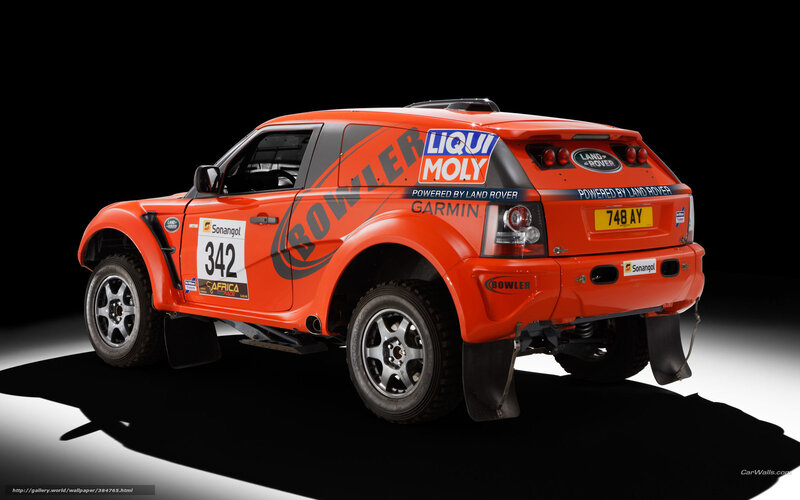 Orange Rally Car — Dramatic, Photograph