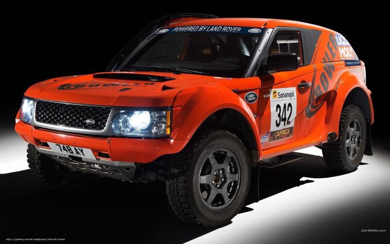 orange rally car