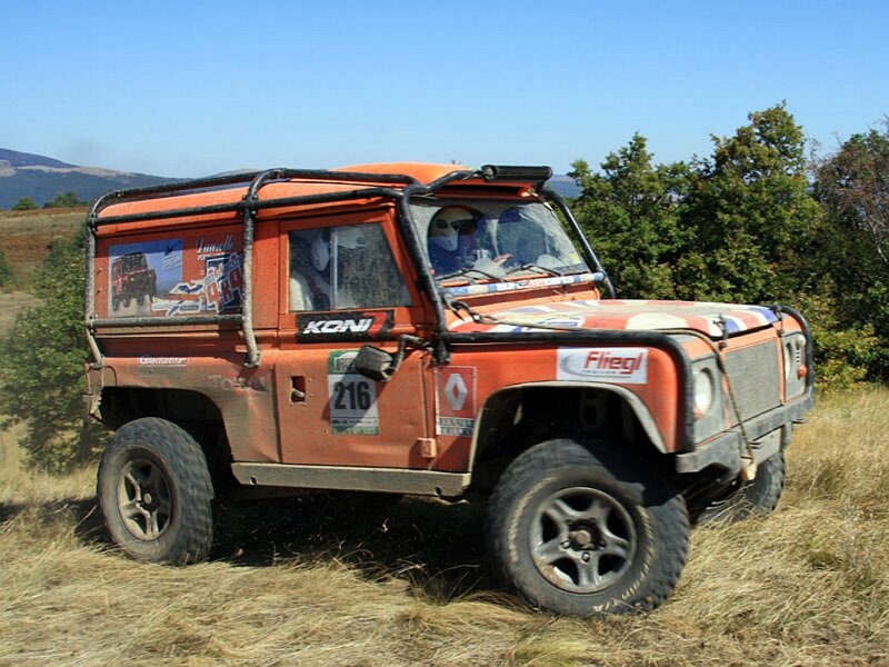 Orange Rally Vehicle