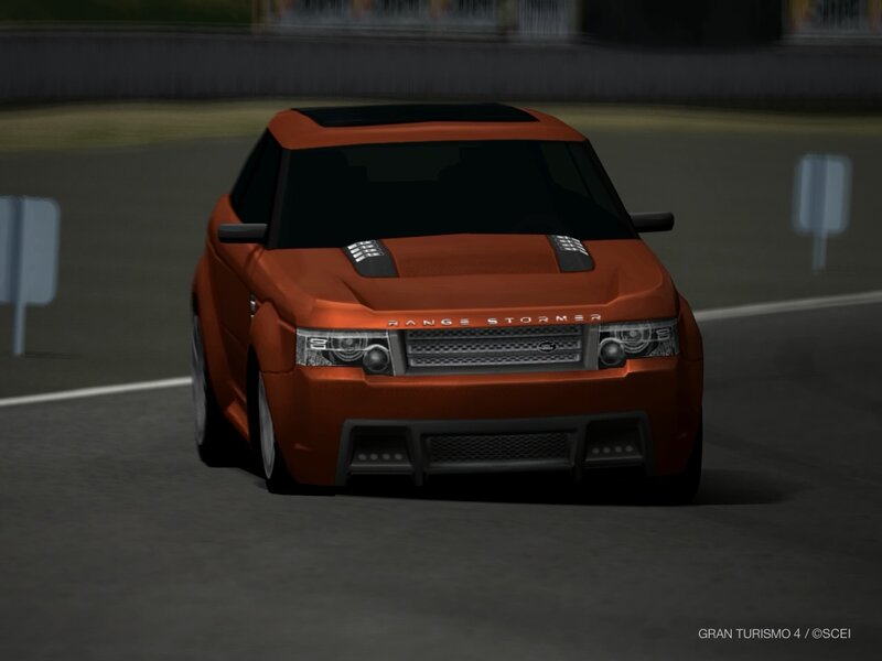 Orange Range Rover