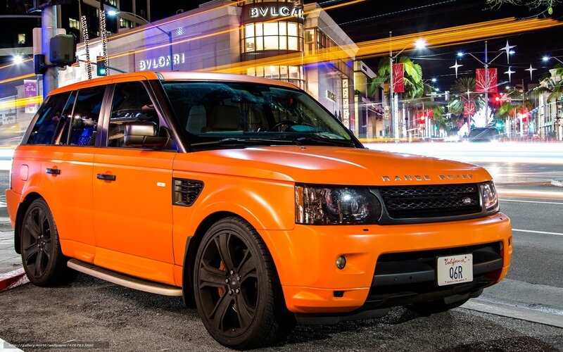 Orange Range Rover — Urban